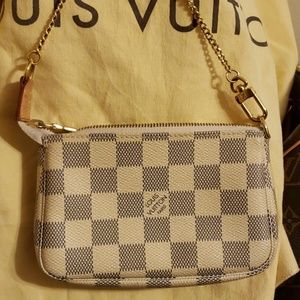 Auth LV pochette azur